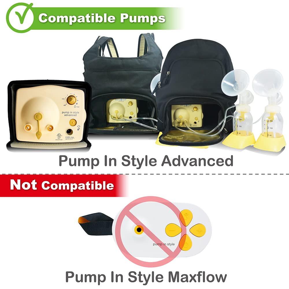 Nenesupply Pump Parts with 27mm Flanges Compatible with Medela Pump in Style Parts Accessories Breast Pump Not Original Medela Pump Parts Incl. 27mm Flange Breastshield Connector Valve Membrane Tubing