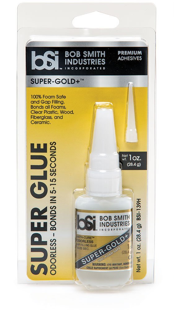 BSI-139H Clear Super-Gold Odorless Foam Safe Super Glue, 1 oz.