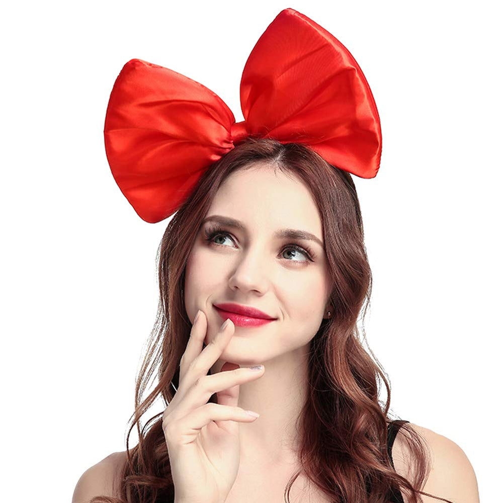 Ztl Women Huge Bow Headband Hairband Hair Hoop Costume 