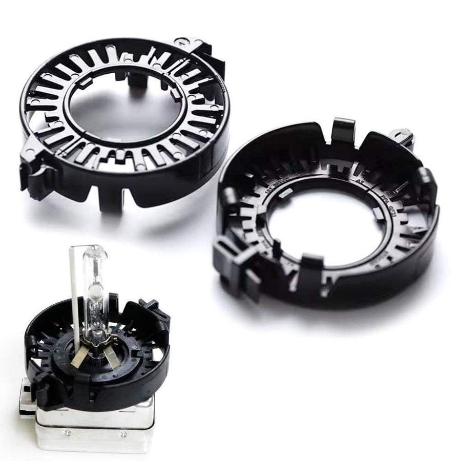 One Pair D1S D3S OEM Light Bulbs Adapter Clip Rings Retainer Holders Compatible with Varieties of European Vehicles
