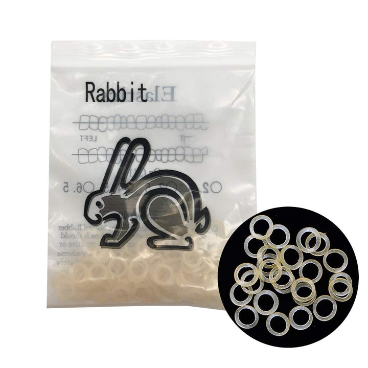 Dental Orthodontic Rubber Bands Orthodontic Elastic Orthodontic Supply (3/16, 3.5 Oz)