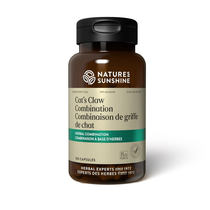 Nature&#39;s Sunshine Una de Gato (Cats Claw) 100 Capsules | Supports the Immune System and Provides Natural Herbs to Help the Digestive Tract