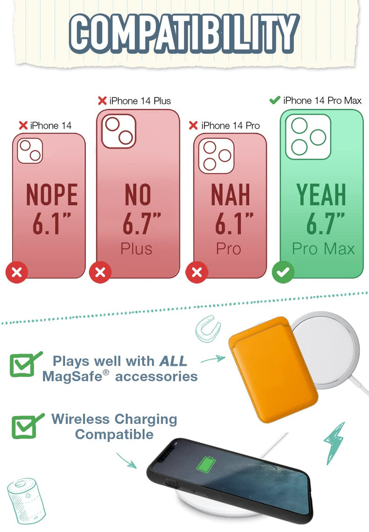 Smartish iPhone 14 Pro Max Protective Magnetic Case - G