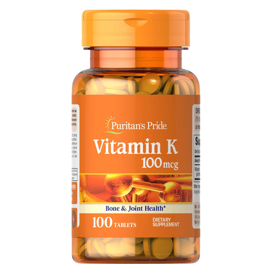 Puritan's Pride Premium Vitamin K 100mcg, Dietary S