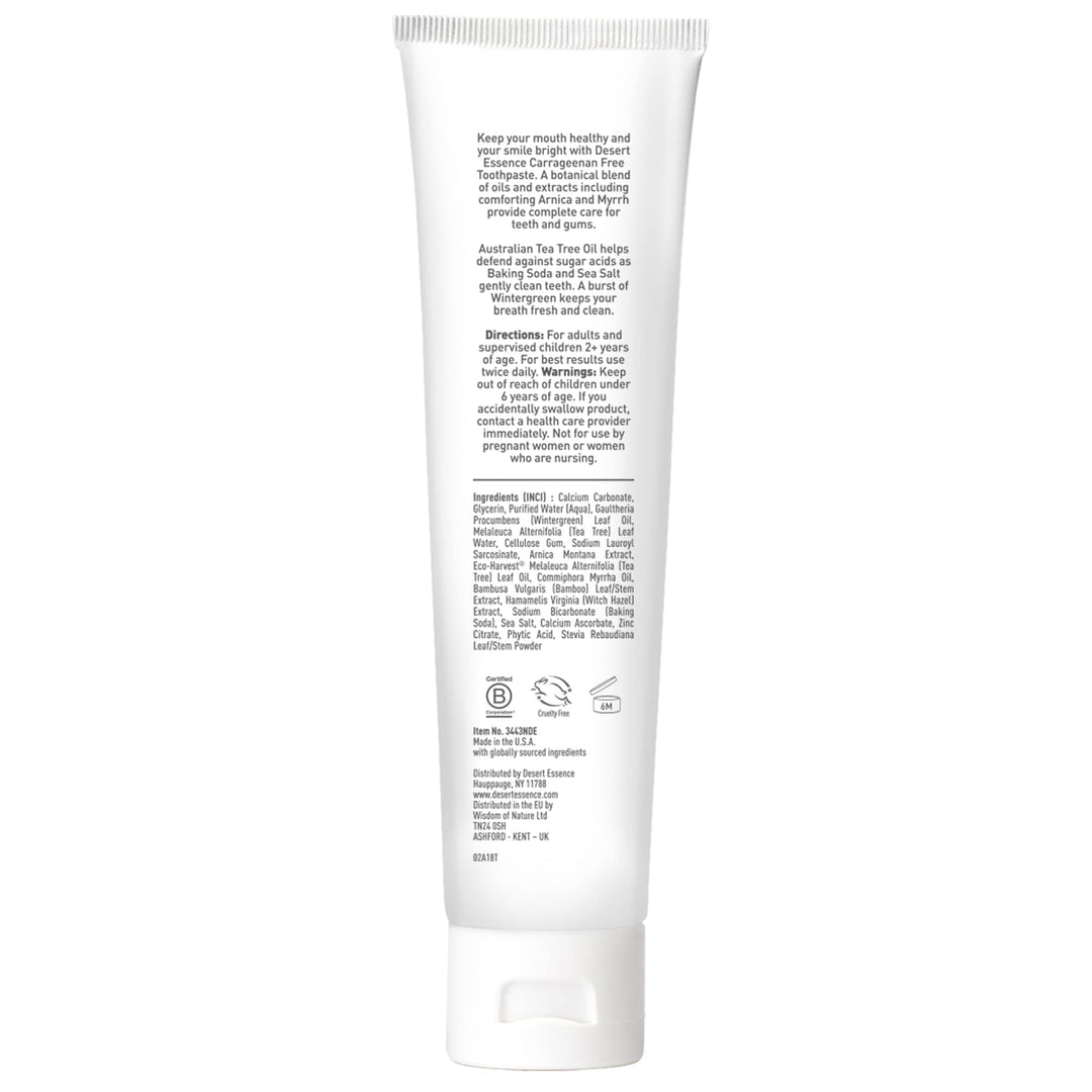 Desert Essence - Carrageenan Free Arnica &amp; Tea 