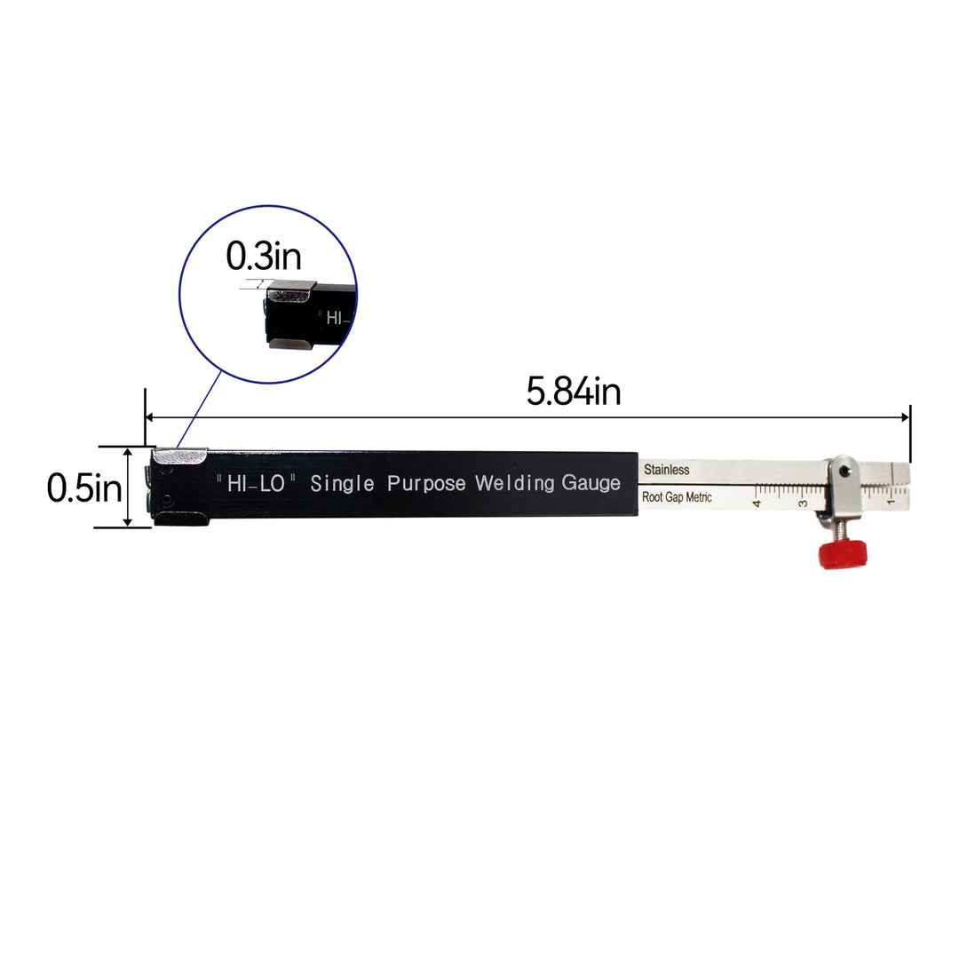 (R) HI-LO Welding Gauge - Metric for Internal Alignment and Fit-up/Misalignment