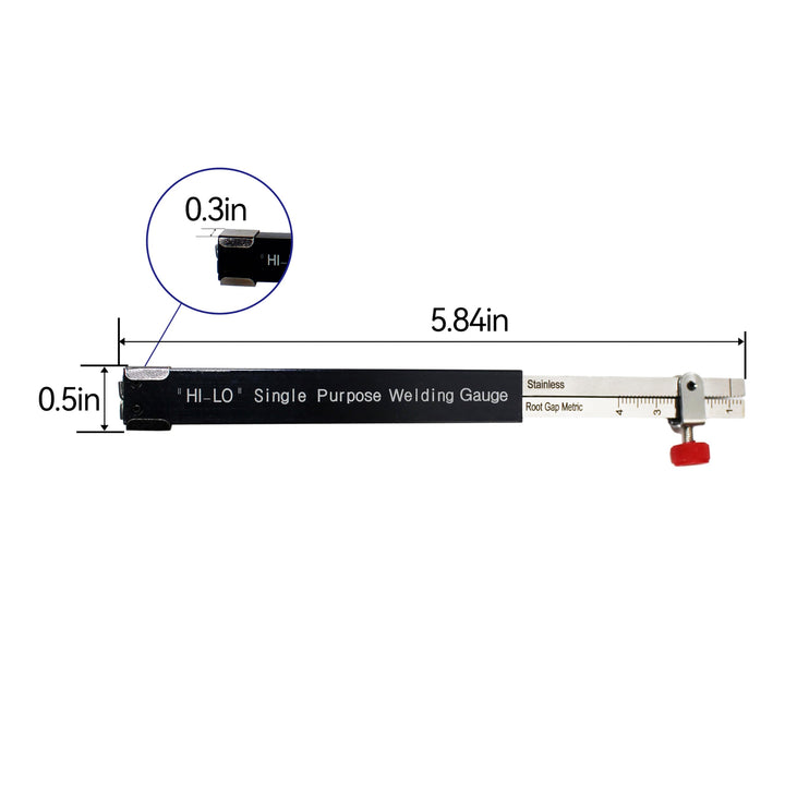 (R) HI-LO Welding Gauge - Metric for Internal Alignment and Fit-up/Misalignment