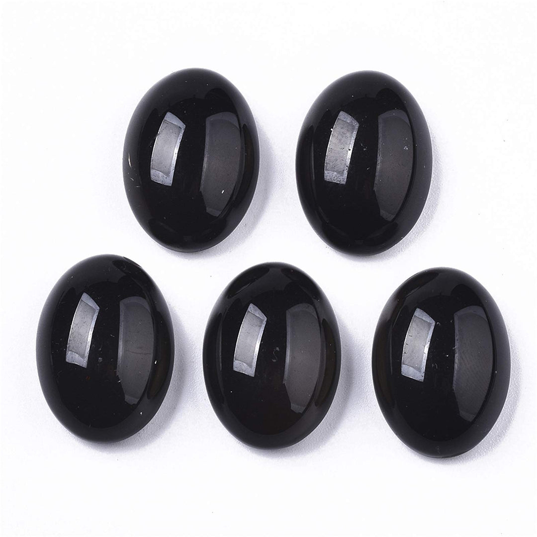 100pcs Oval Crystal Glass Mood Cabochons 21x15mm Temperature Sensing Color Changing Flat Back Cabochon Bead Charms for Pendent Jewelry Craft Making