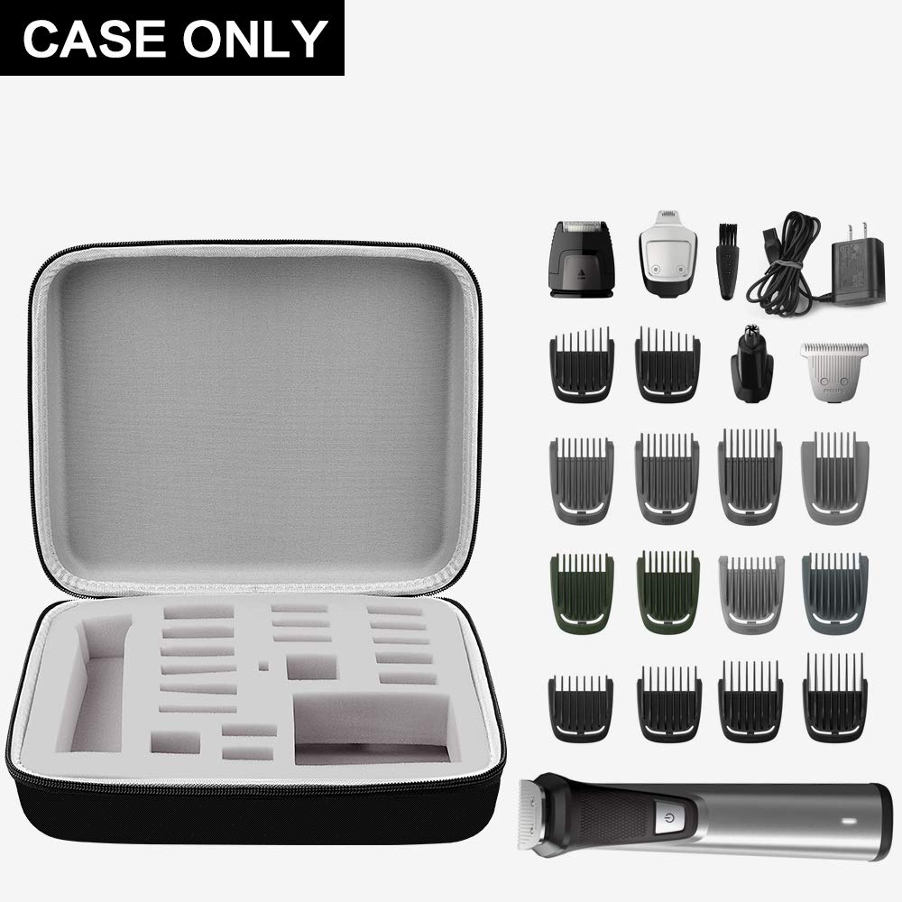 Case Compatible with Philips for Norelco Multigroom Series 7000 5000 9000 Men&#39;s Grooming Kit with Trimmer MG7750/49 MG7910/49 MG9510/60. Storage Holder for Attachment Trimmer &amp; Accessories (Box Only)