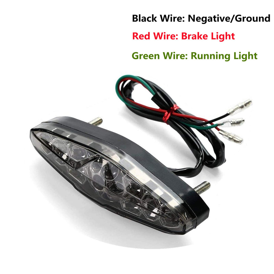 Motorcycle Led Brake Running Tail Light 12V Universal for Quad ATV Dirt Bike Custom Chopper