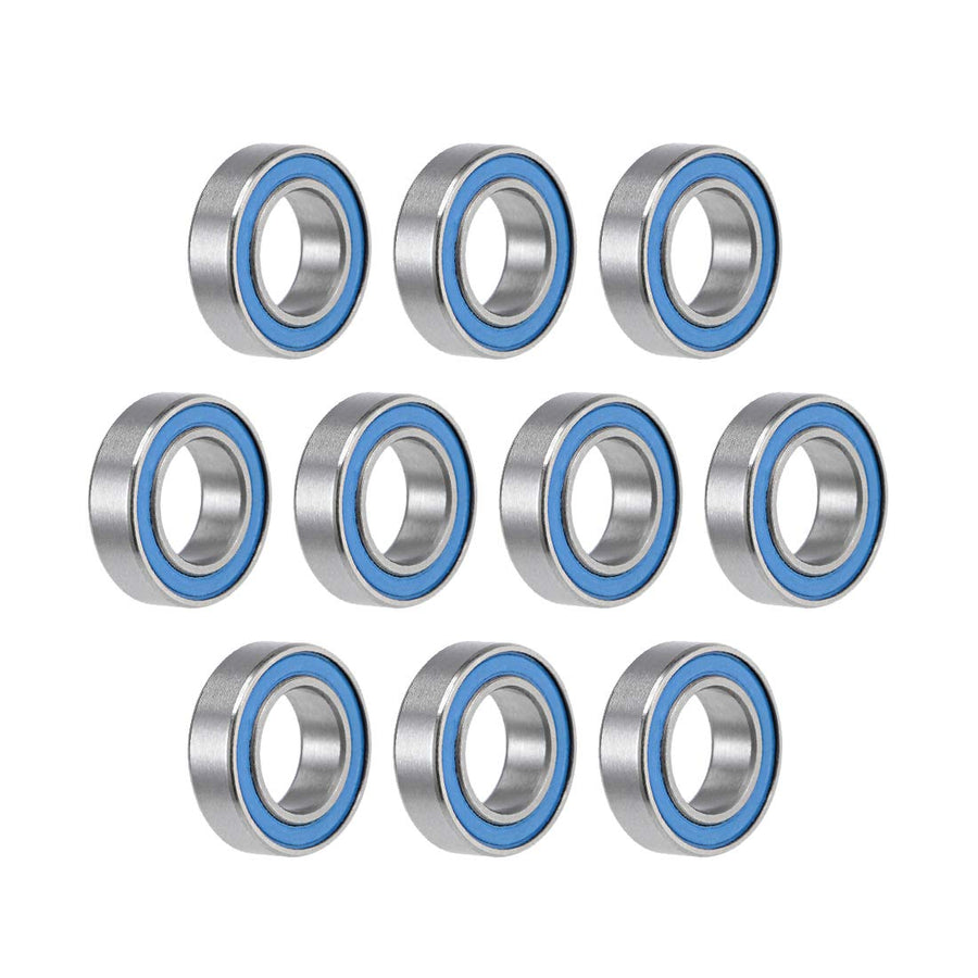 MR148-2RS Deep Groove Ball Bearings 8mm Inner Dia 14mm OD 4mm Bore Double Sealed Chrome Steel Blue Seal Z2 10pcs
