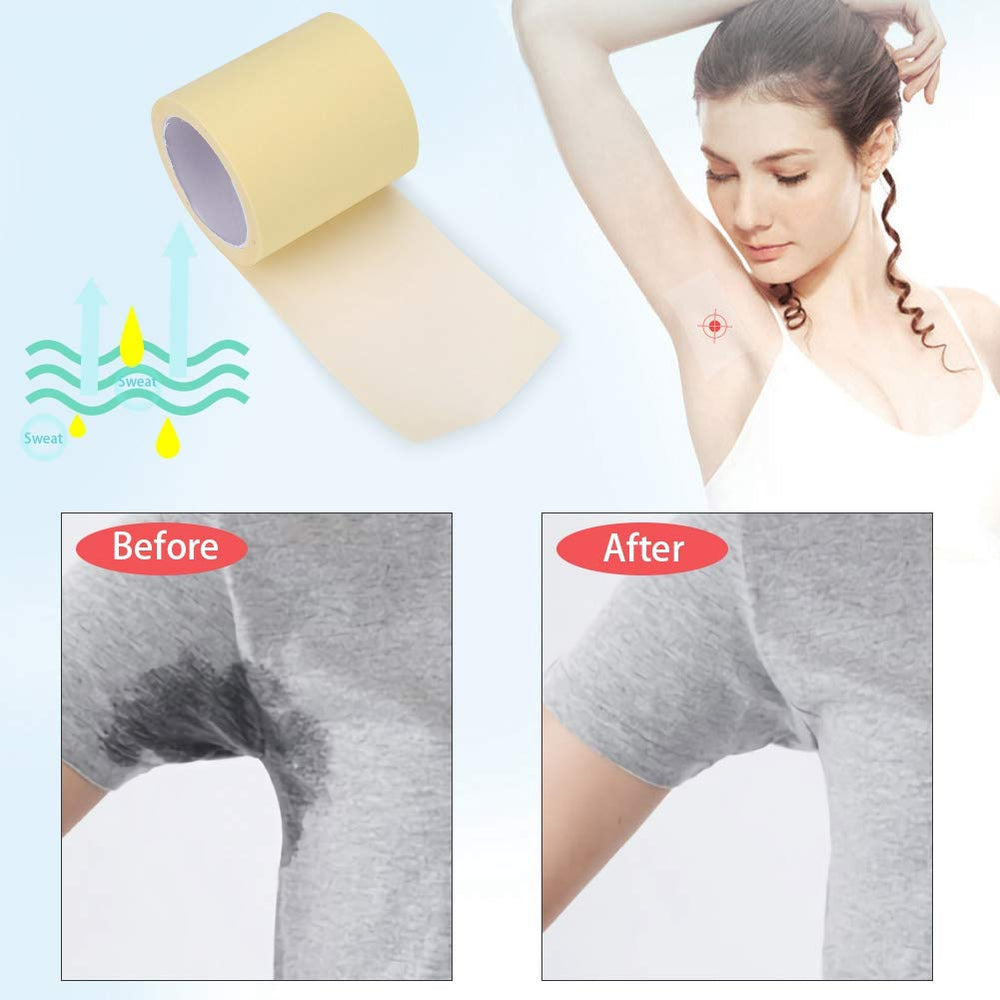 Armpit Prevent Sweat Pads,Transpapent Disposable Underarm Armpit Antiperspirant Sticker Anti Sweat Keep Dry Sticker Protector For Men Women Kids
