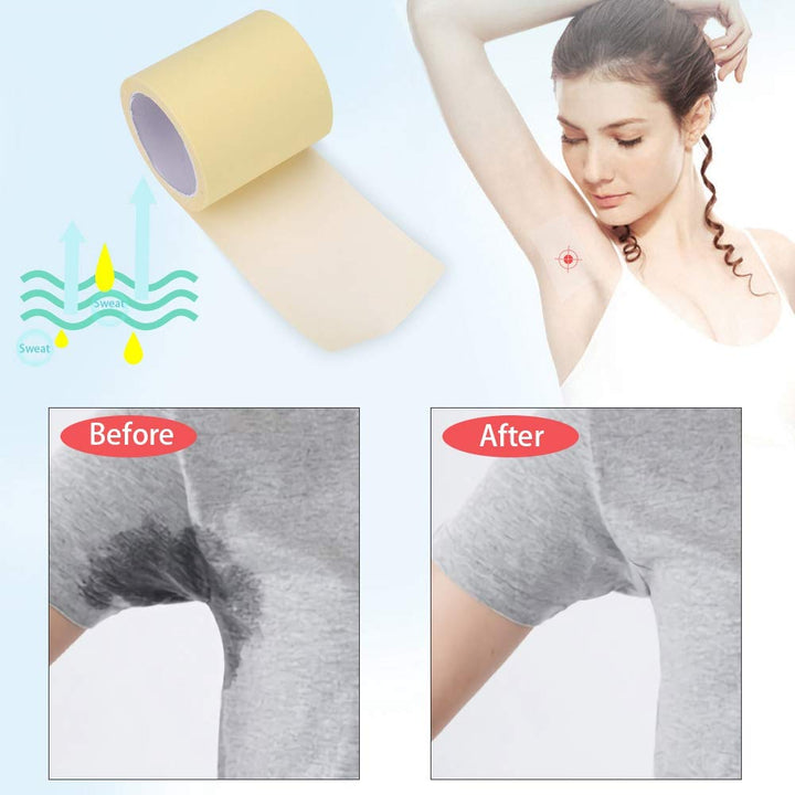 Armpit Prevent Sweat Pads,Transpapent Disposable Underarm Armpit Antiperspirant Sticker Anti Sweat Keep Dry Sticker Protector For Men Women Kids