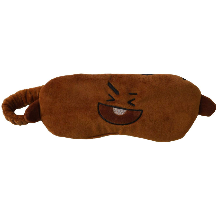 BT21 Line Friends SHOOKY BIG FACE Sleep EYE MASK, Brown