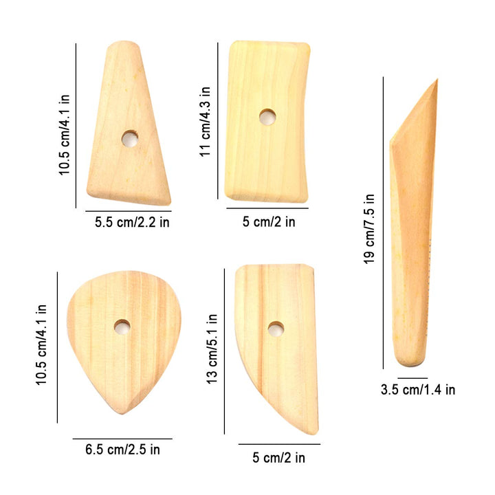 Clay Modeling Tool Set,Potters Rib,15pcs Wooden Clay Modeling Tool Set with Potters Rib Tool Pottery Clay Sculpting Tools Kit for Ceramics Carving Modeling