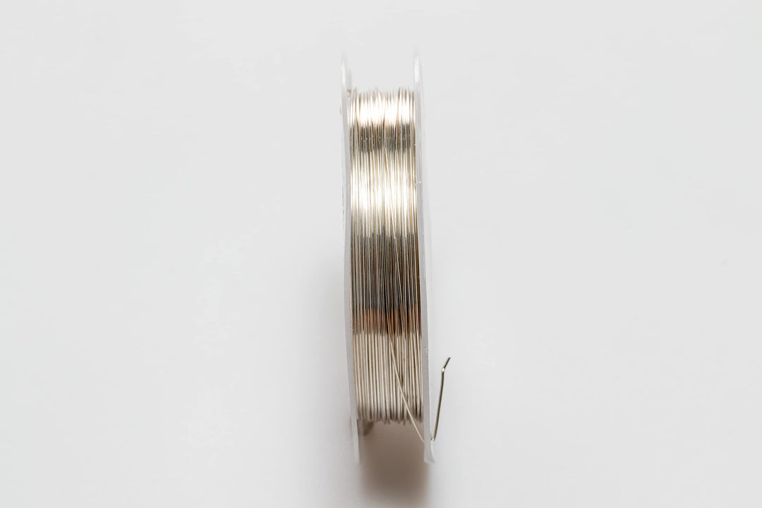 24 Gauge, 925 Sterling Silver Wire (Half Round) Dead Soft Made in USA - 25FT