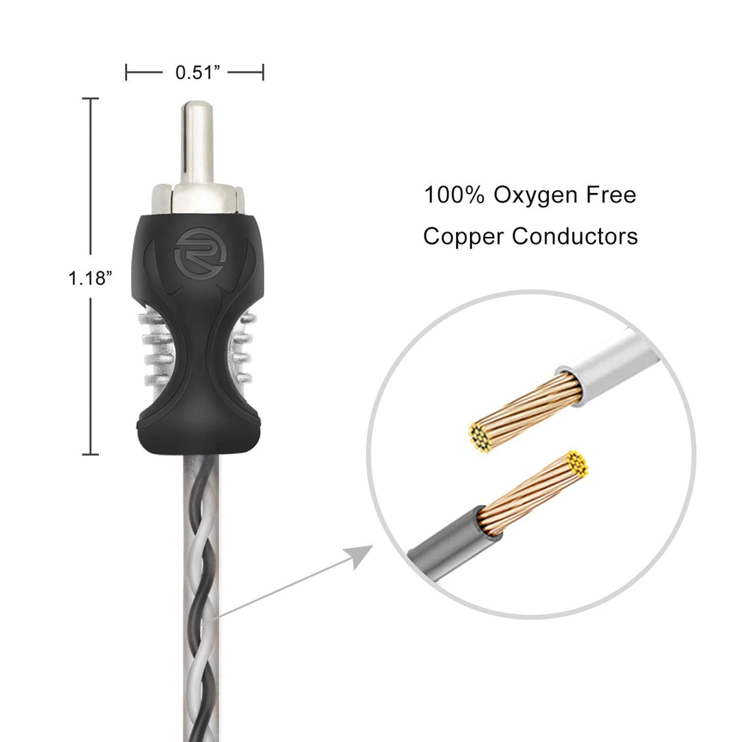 RECOIL RCI417 100% Oxygen Free Copper 17ft 4 Channel RC