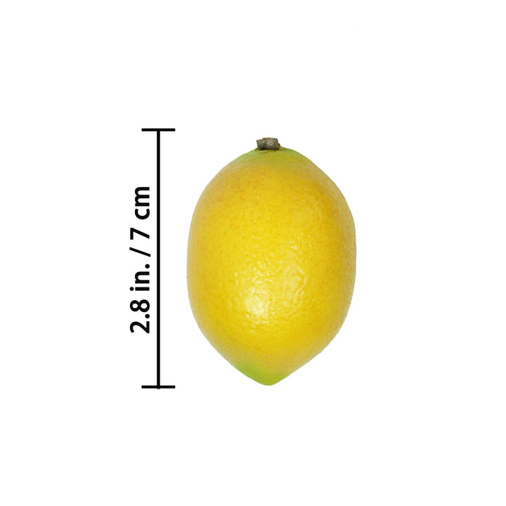 28 Pcs Fake Lemon Artificial Fruits Vivid Green and Yellow Lemon Mixed Set Lifelike Simulation Fruit for Home House Kitchen Party Decoration