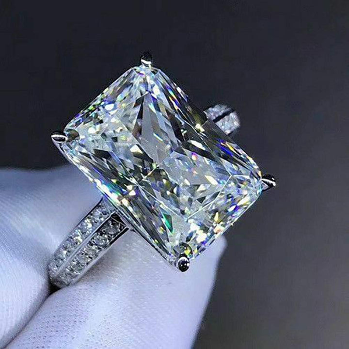 Longfu Fashion Jewelry 925 Sterling Silver Perfect Squa