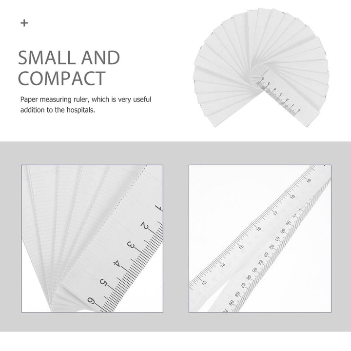 100Pcs 39inch/100cm Paper Tape Measure, Disposable Wound Measurement Tools, Head Circumference Measuring Tape, Head Measuring Tape for Clinics Classroom Offices Digital Tape Measuref