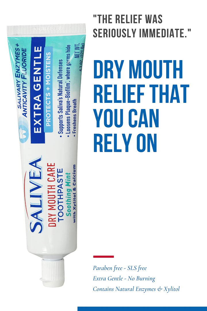 Salivea Dry Mouth Care Salivea Dry Mouth Toothpaste Wit