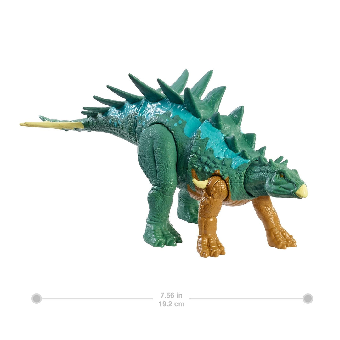Jurassic World Toys Fierce Force Chialingosaurus Dinosaur Action Figure Movable Joints, Realistic Sculpting &amp; Single Strike Feature, Kids Gift Ages 3 Years &amp; Older