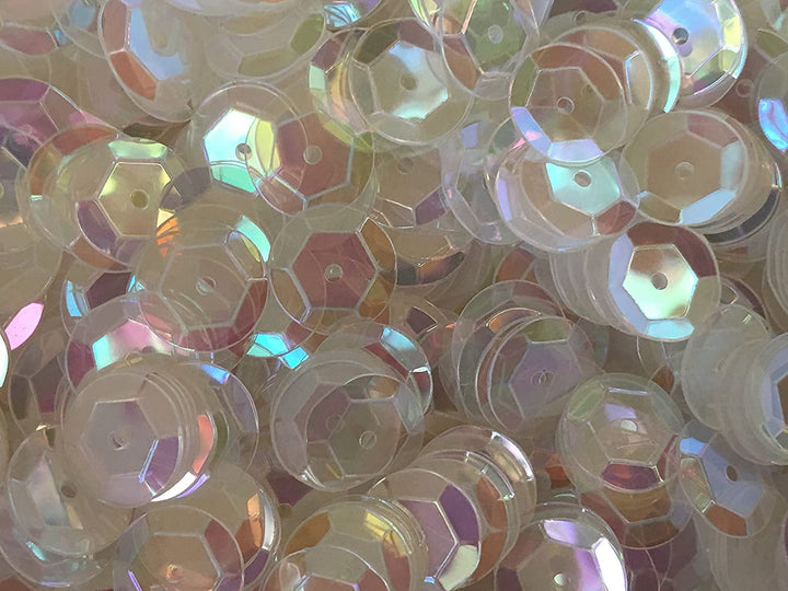 Sequins 8mm 800/Pkg (Clear Iridescent)