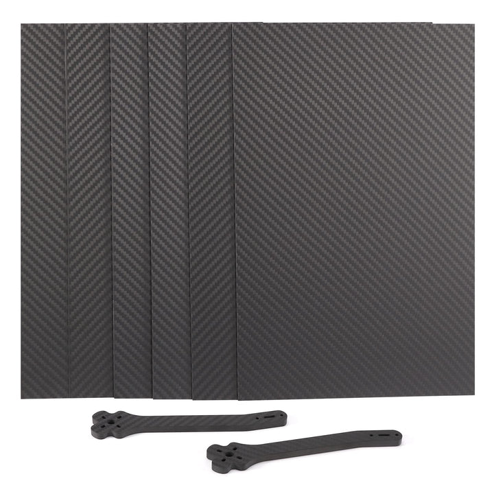 Carbon Fiber Sheet 200x300x2mm Available in 1mm 2mm 3mm Thickness– Durable Carbon Sheet with Twill Weave &amp; Matte Finish – 3K Carbon Fiber Plate Panel Board – Waterproof &amp; UV Resistant