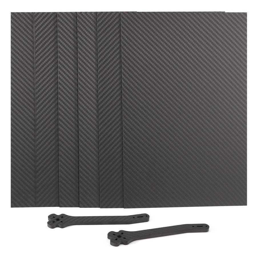 Carbon Fiber Sheet 200x300x2mm Available in 1mm 2mm 3mm Thickness– Durable Carbon Sheet with Twill Weave & Matte Finish – 3K Carbon Fiber Plate Panel Board – Waterproof & UV Resistant