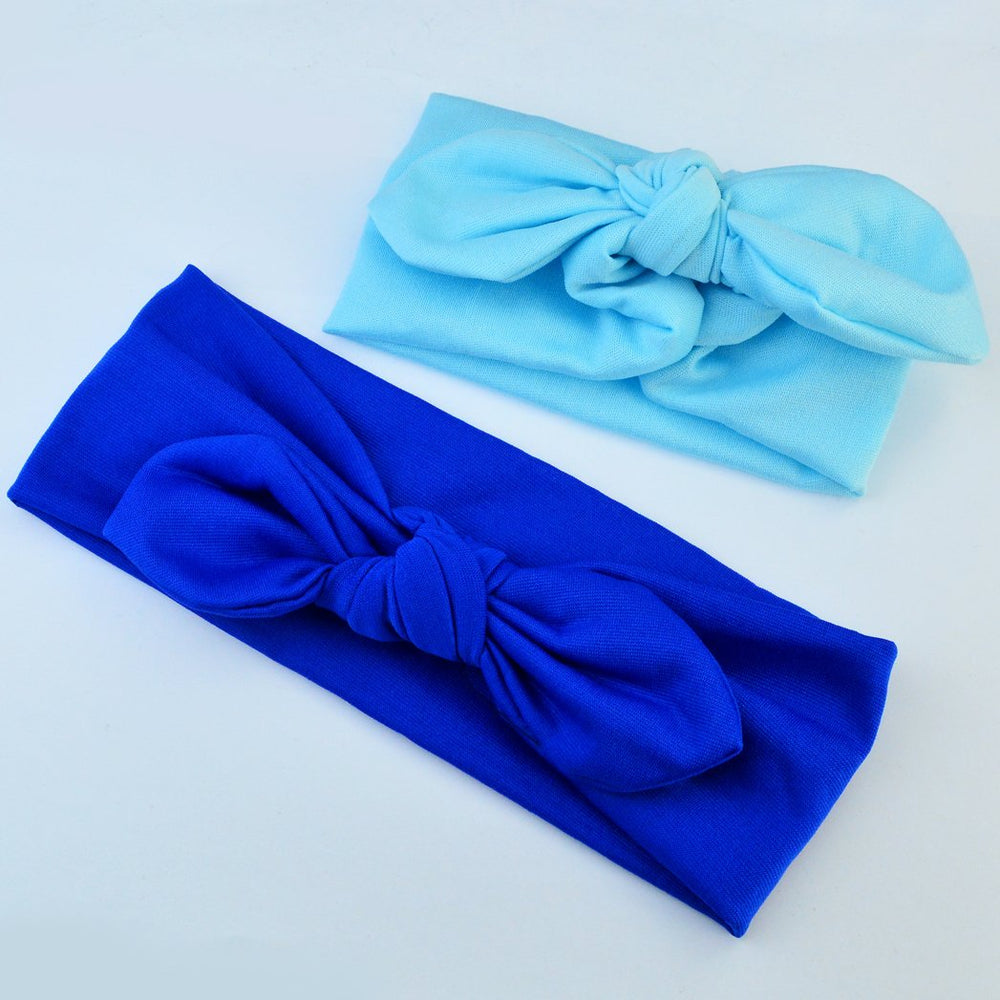Women Headbands Headwraps Hair Bands Bows Accessories Turban Head Wraps Cotton 10pcs Solid Color Fashion Sport