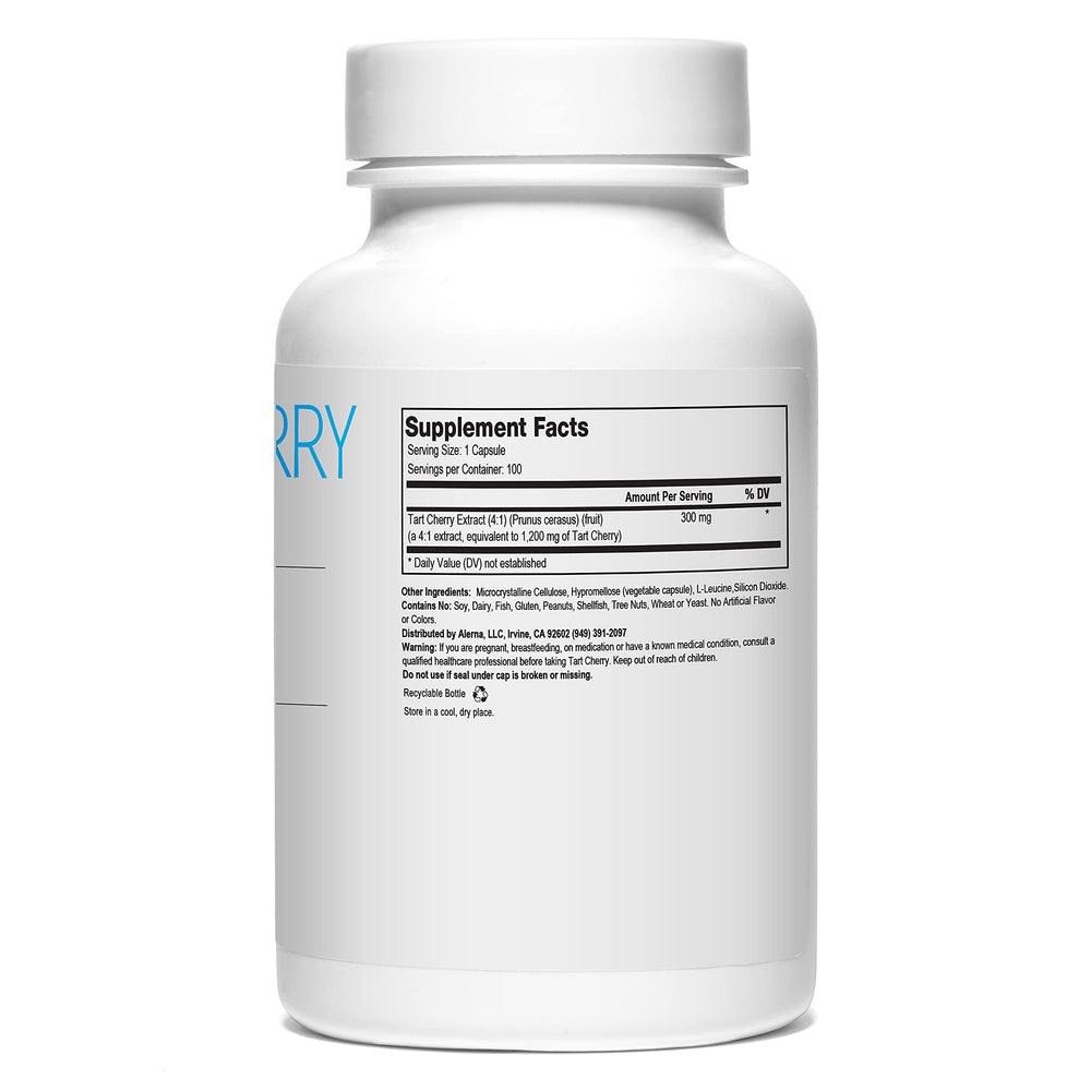Tart Cherry Extract 1200 mg, 100 Vegetarian Capsules - (Pack of 3), Joint Health Support - Gluten Free, Non-GMO