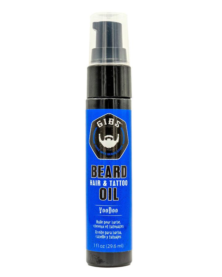 Gibs Beard Oil, Voodoo Prince, Best Beard &amp; Other Hair Oil - All Natural Olive and Argan Oil