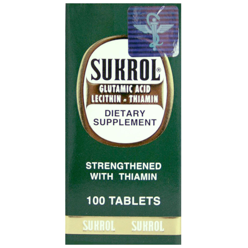 SUKROL, Vitamin, Improve Healthy Brain Function, 100 Ta