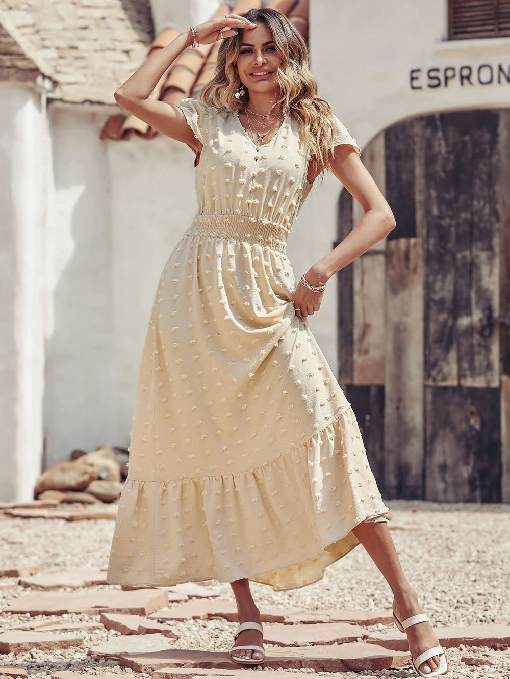 PRETTYGARDEN Womens Summer Dresses 2024 Casual Short Sl