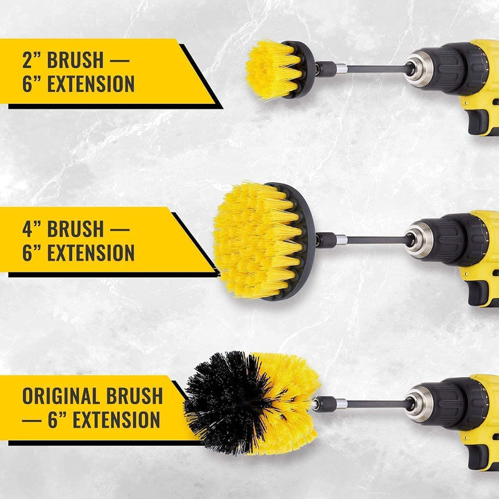 YIHATA 7 Piece Drill Brush Attachment Set,All Purpose P