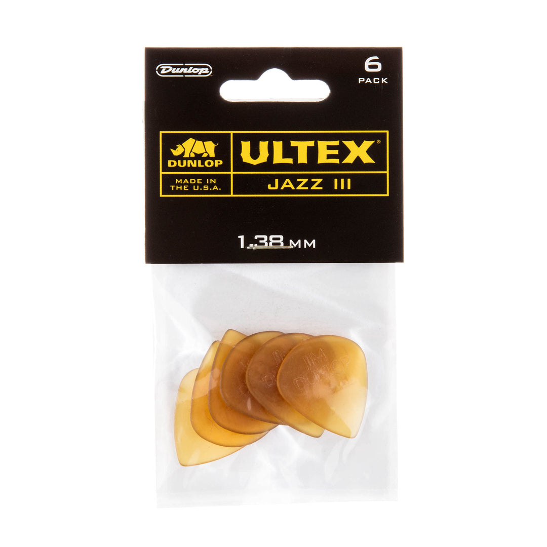 Dunlop Ultex® Jazz III, 1.38mm, 6/Player's Pack