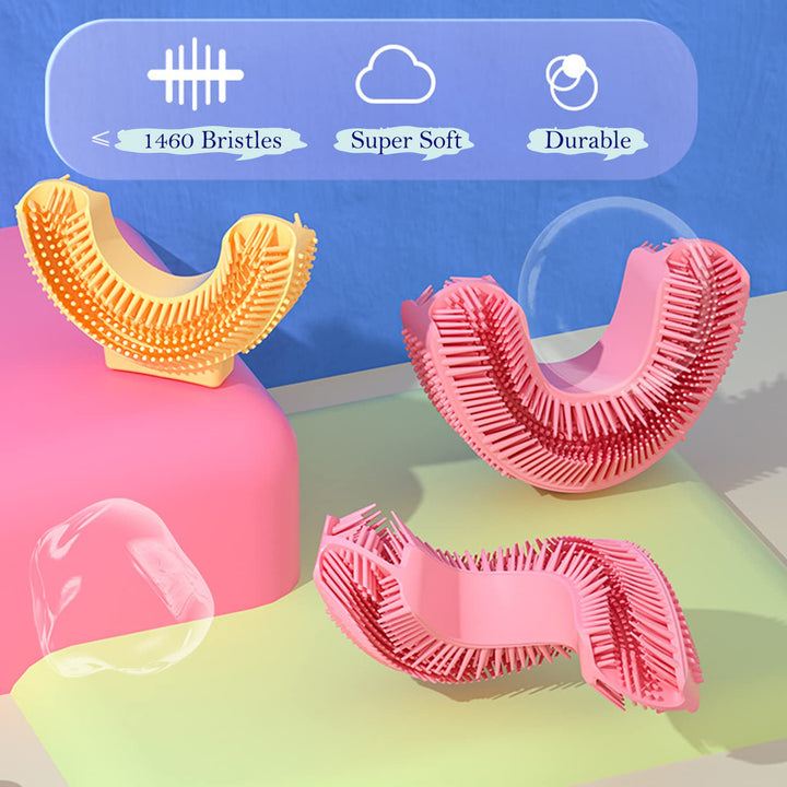 Toddler Toothbrush U-Shaped Kids Toothbrush Baby Soft S