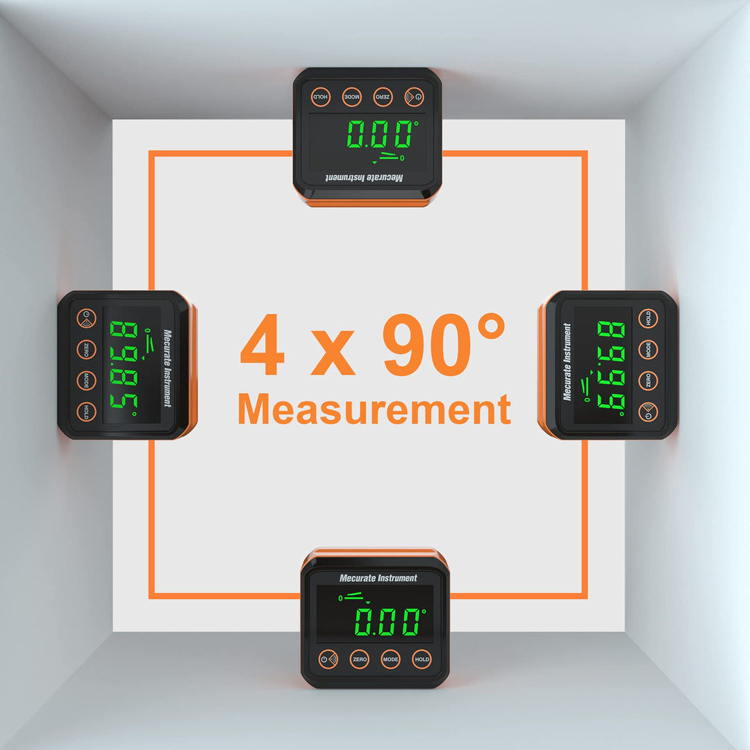 Digital Angle Gauge and Protractor, Precise Measurement Digital Angle Finder tool with LCD and Backlight for Woodworking and Building
