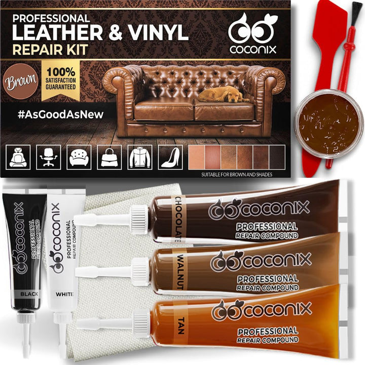Leather Care PRO Professional Brown Leather and Vinyl Repair Kit