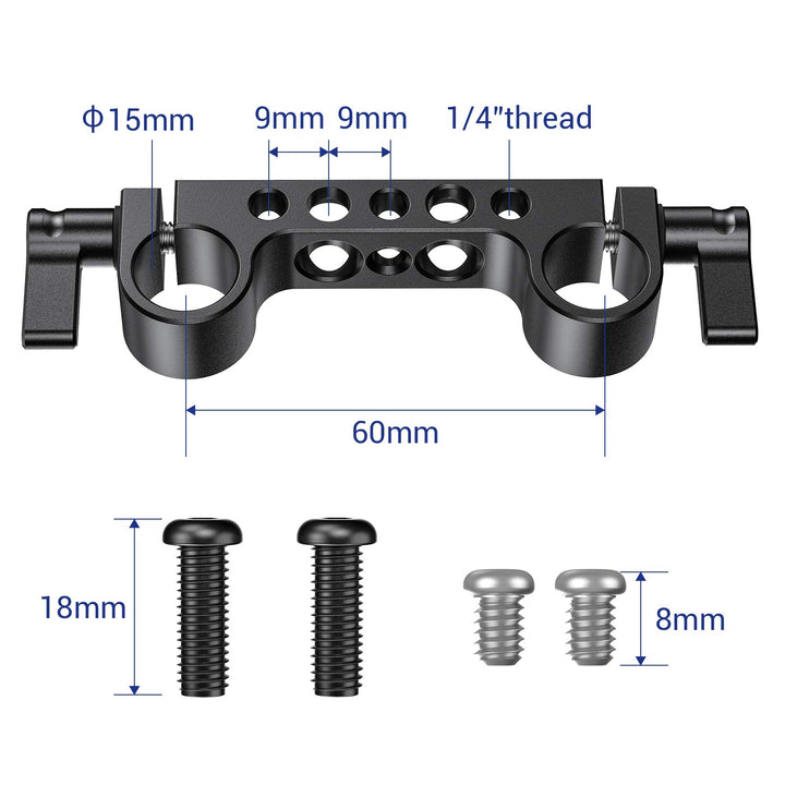 SmallRig Super Lightweight 15mm Railblock, 15mm Rod Cla