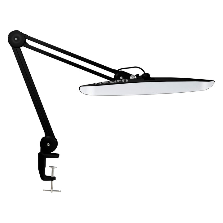 XL 2,200 Lumens LED Desk Lamp with Clamp, 24W Bright Architect Task Lamp, 20 Inches Dimmable Computer Light, Adjustable Desk Light for Home, Office, Crafts, Nails &amp; Hobbies (Non-CCT, Black)