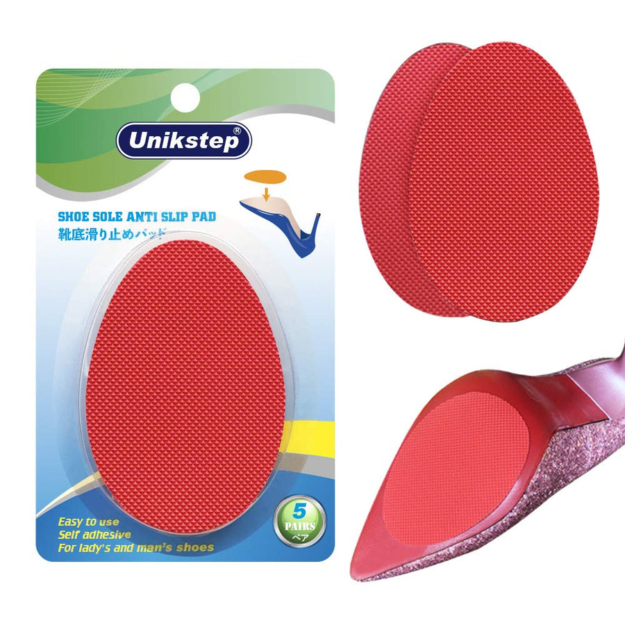 5 Pairs Shoe Sole Grip Pad Outer Sole Anti-Slip Sticker