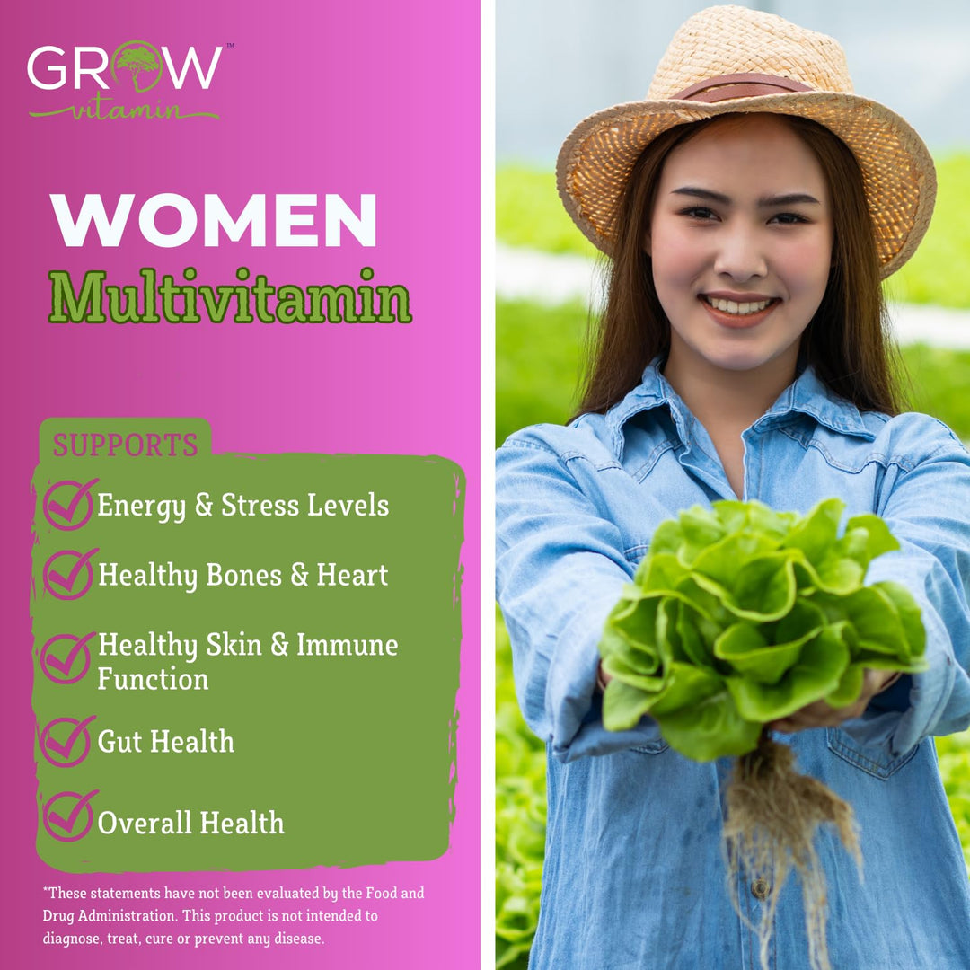 grow vitamin One Daily Multivitamin for Women - Energy 