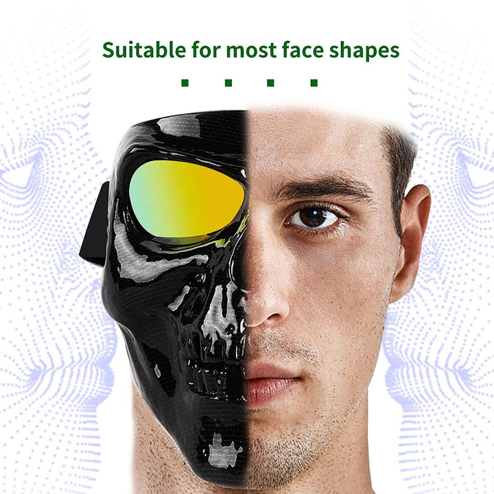 BOROLA Motorcycle Goggles Mask Skull Motocross Riding S