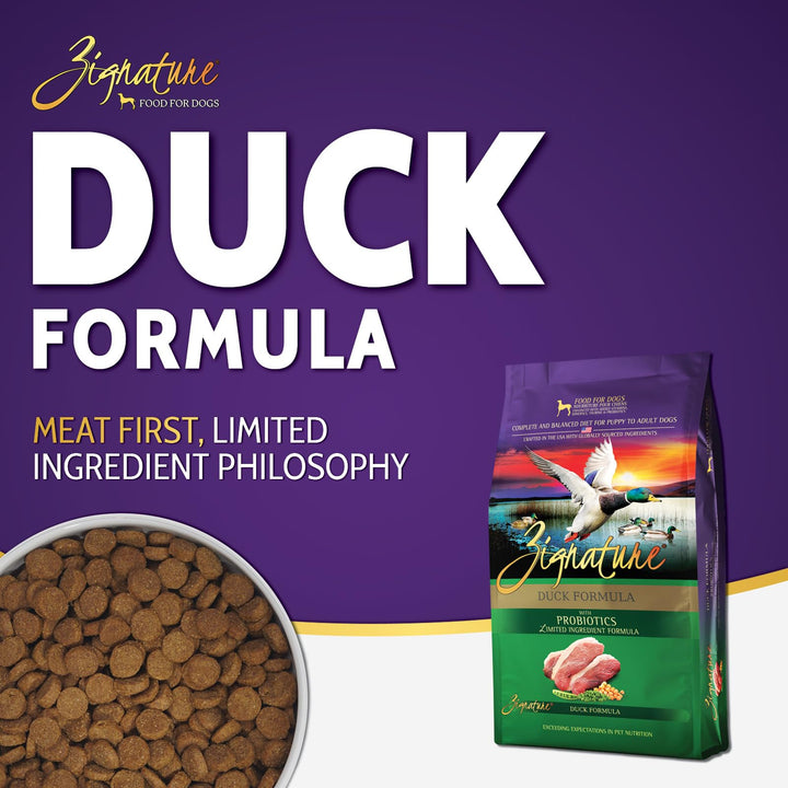 Dog Food, Duck, 25 Pounds