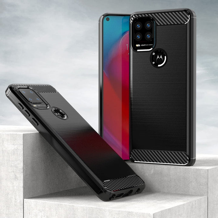 for Moto G Stylus 5G case,Motorola G Stylus 5G 2021 case,with HD Screen Protector, Soft TPU Slim Fashion Non-Slip Protective Phone Case Cover for Motorola Moto G Stylus 5G (2021), Black