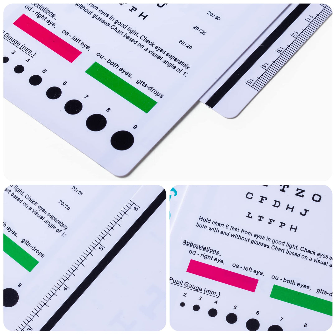 Snellen Eye Chart with Eye Occluder