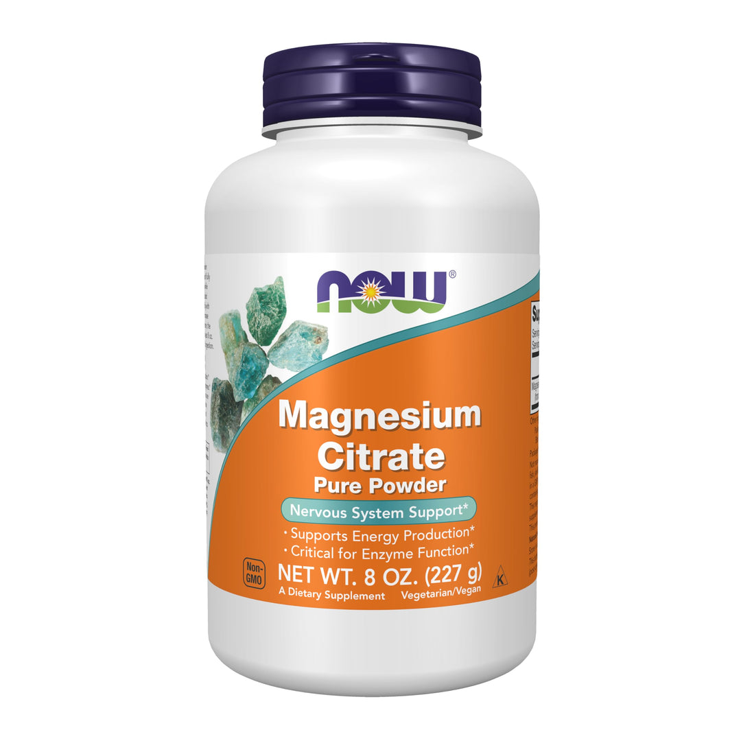 NOW Foods Supplements, Magnesium Citrate Pure Powder, E