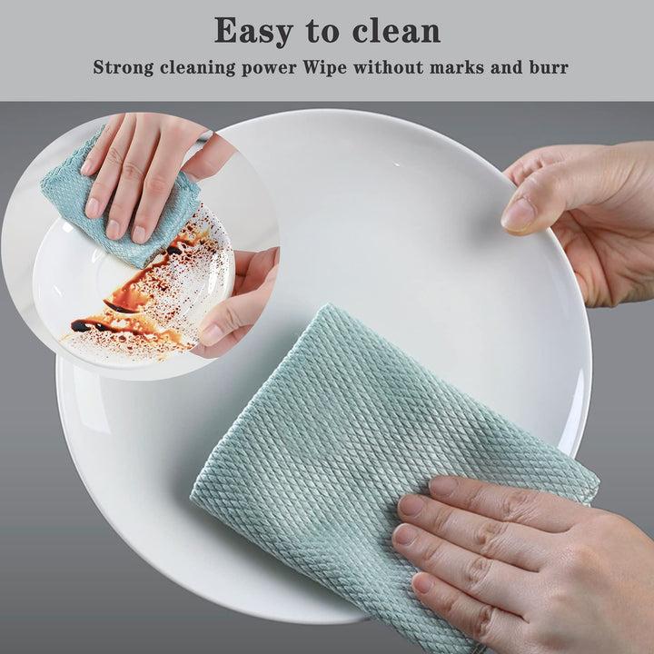 DyPinYise Fish Scale Microfiber Polishing Cleaning Clot