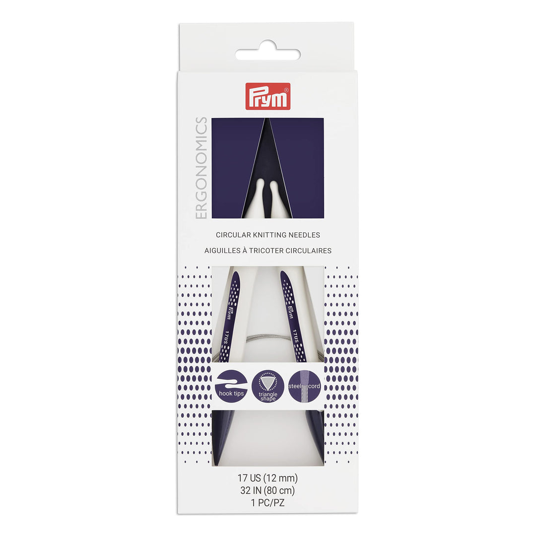 Prym Circular Needle 32, Size 17/12.75mm
